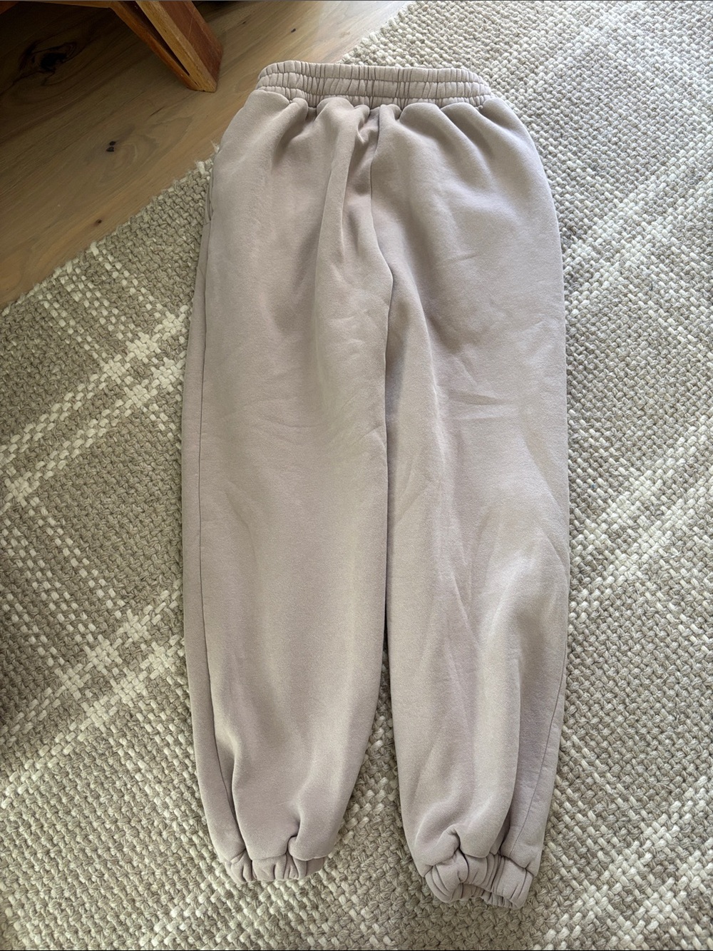 Comfrt Set: Women's Jogger Sweatpants + Hoodie in Light Taupe - Picture 6 of 9